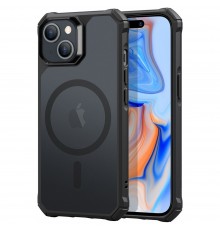 Husa pentru iPhone 15 Plus - ESR Air Armor HaloLock - Frosted Neagra