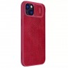 Husa pentru iPhone 15 Plus - Nillkin QIN Leather Case - Rosie