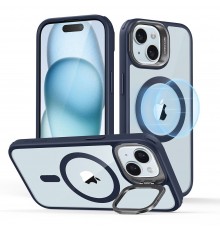 Husa pentru iPhone 15 Plus - Techsuit HaloFrost MagSafe Series - Roz