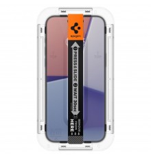 Folie pentru iPhone 15 (set 2) - Spigen Glas.TR EZ FIT - Clear