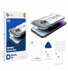 Folie pentru iPhone 15 - Lito Magic Glass Box D+ Tools - Clear