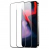 Folie pentru iPhone 15 Pro (set 2) - ESR Tempered Glass - Negru