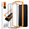 Folie pentru iPhone 15 Pro (set 2) - Spigen Glas.TR Align Master - Negru