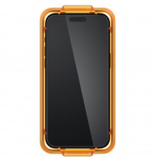 Folie pentru iPhone 15 Pro (set 2) - Spigen Glas.TR Align Master - Negru