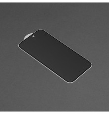 Folie pentru iPhone 15 Pro - Dux Ducis Tempered Glass Privacy - Negru