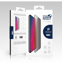 Folie pentru iPhone 15 Pro - Dux Ducis Tempered Glass Privacy - Negru