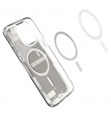 Husa pentru iPhone 15 Pro Max - Spigen Ultra Hybrid MagSafe Zero One - Natural Titanium