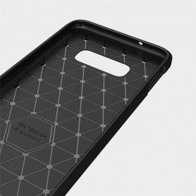 Husa Tpu Carbon pentru Samsung Galaxy S10e, Midnight Blue