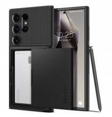 Husa pentru Samsung Galaxy S24 Ultra + Folie - I-Blason Armorbox MagSafe - Titan Gray