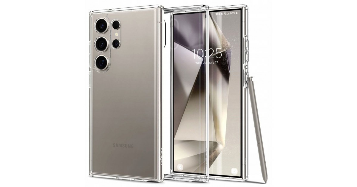 Husa pentru Samsung Galaxy S24 Ultra - Spigen Ultra Hybrid - Clear