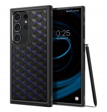 Husa pentru Samsung Galaxy S24 Ultra - Techsuit Carbon Silicone - Albastra