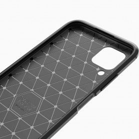 Husa Tpu Carbon Fibre pentru Huawei P40 Lite, Neagra