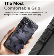 Husa pentru Samsung Galaxy S24 - Ringke Fusion X Design - Camo Neagra