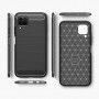 Husa Tpu Carbon Fibre pentru Huawei P40 Lite, Neagra