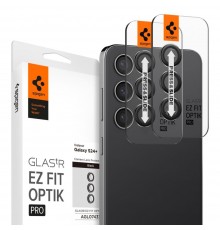 Folie Camera pentru Samsung Galaxy S24 Plus (set 2) - Spigen Optik.tR EZ FIT - Negru
