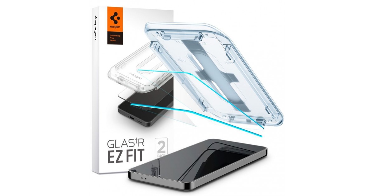 Folie pentru Samsung Galaxy S24 (set 2) - Spigen Glas.TR EZ FIT - Clear