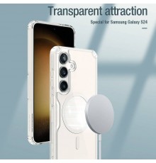 Husa pentru Samsung Galaxy S24 - Nillkin Nature TPU PRO MagSafe Case - Transparent