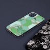 Husa Carcasa Spate pentru iPhone 11 - Marble Design, Hexagoane Verzi