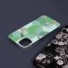 Husa Carcasa Spate pentru iPhone 11 - Marble Design, Hexagoane Verzi