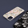 Husa Carcasa Spate pentru iPhone 11 - Marble Design, Hexagoane Roz