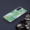 Husa Carcasa Spate pentru Samsung Galaxy S20 FE - Marble Design, Hexagoane Verzi