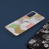 Husa Carcasa Spate pentru Samsung Galaxy S20 FE - Marble Design, Hexagoane Violet