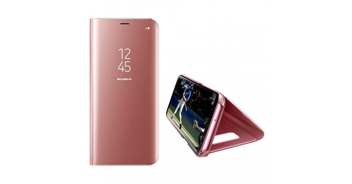 Husa Telefon Samsung Galaxy A31 / Galaxy A51 Flip Mirror Stand Clear View