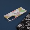 Husa Carcasa Spate pentru Xiaomi 12 - Marble Design, Hexagoane Violet