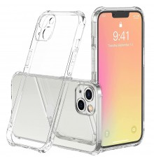 Husa pentru iPhone 15 Plus - Techsuit Shockproof Clear Silicone - Clear