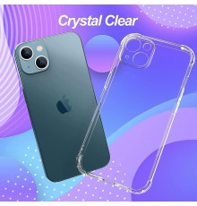 Husa pentru iPhone 15 Plus - Techsuit Shockproof Clear Silicone - Clear