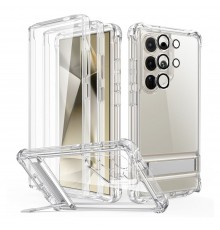 Husa pentru Samsung Galaxy S24 Ultra - Techsuit Luxury Glitter MagSafe - Neagra