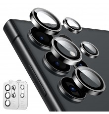 Folie Camera pentru Samsung Galaxy S24 Ultra (set 2) - Spigen Optik.tR EZ FIT - Negru