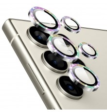 Folie Camera pentru Samsung Galaxy S24 Ultra - Techsuit Full Camera Glass - Negru