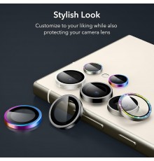 Folie Camera pentru Samsung Galaxy S24 Ultra (set 2) - ESR Lens Protector Tempered Glass - Clear