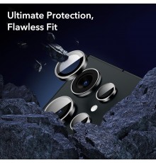 Folie Camera pentru Samsung Galaxy S24 Ultra - ESR Lens Protector Tempered Glass - Negru