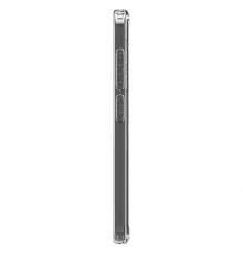 Husa pentru Samsung Galaxy S24 - Spigen Crystal Hybrid OneTap Ring MagSafe - Alba