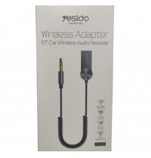 Adaptor Bluetooth Auxiliar Jack - Yesido Wireless Audio (YAU24) - Negru