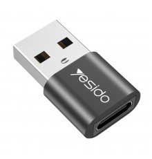 Adaptor Type-C la Lightning, cu Functia OTG - Yesido (GS22) - Grey