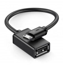 Adaptor USB la 3x USB3.0 + RJ45, 0.2m - Hoco Easy Link (HB35) - Negru