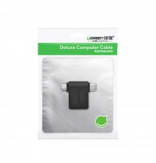 Adaptor OTG Micro-USB la Type-C, USB 3.0 5Gbps - Ugreen (30453) - Negru