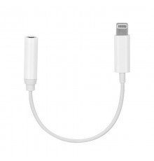 Adaptor Audio Lightning la Jack 3.5mm - Apple A1749 (MMX62ZMA/A) - Alb (Blister Packing)