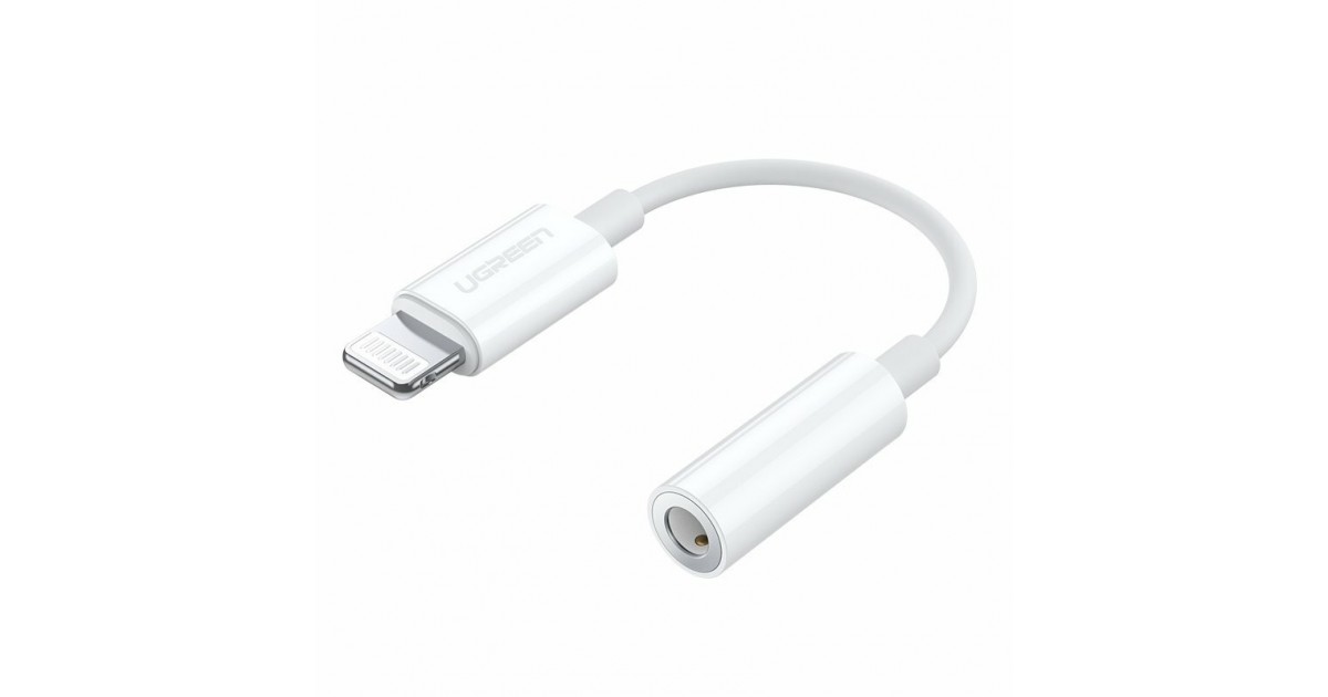 Adaptor Audio Lightning la Jack 3.5mm - Ugreen (30759) - Alb