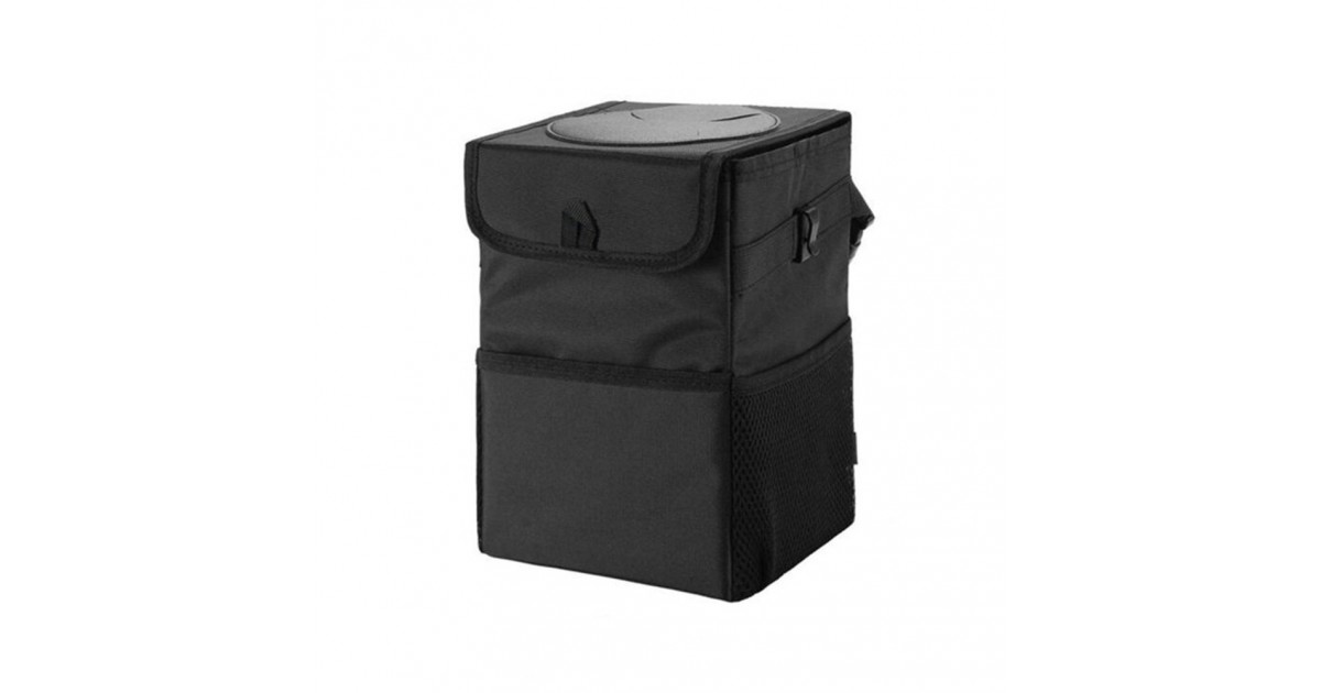 Cos de Gunoi Auto 24x16x16cm - Techsuit Foldable (CO-T3) - Negru