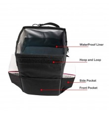 Cos de Gunoi Auto 24x16x16cm - Techsuit Foldable (CO-T3) - Negru