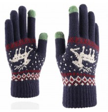 Manusi Touchscreen Gloves, Acrylic Unisex, Negru