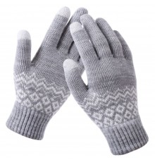 Manusi Touchscreen - Techsuit Knitting (ST0003) - Negru