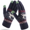 Manusi Touchscreen - Techsuit Raindeer Woolen (ST0002) - Albastru