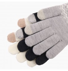 Manusi Touchscreen - Techsuit Knitting (ST0003) - Negru