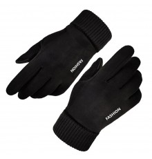 Manusi Tocuhscreen din lana, unisex, iWarm ST0007 - Negru