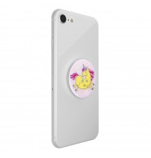 Suport pentru telefon - Popsockets PopGrip - Jumping Unicorn cu sclipici